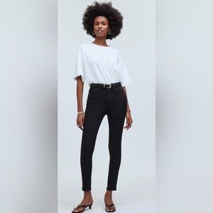 Madewell 10” High Rise Skinny Black Jeans